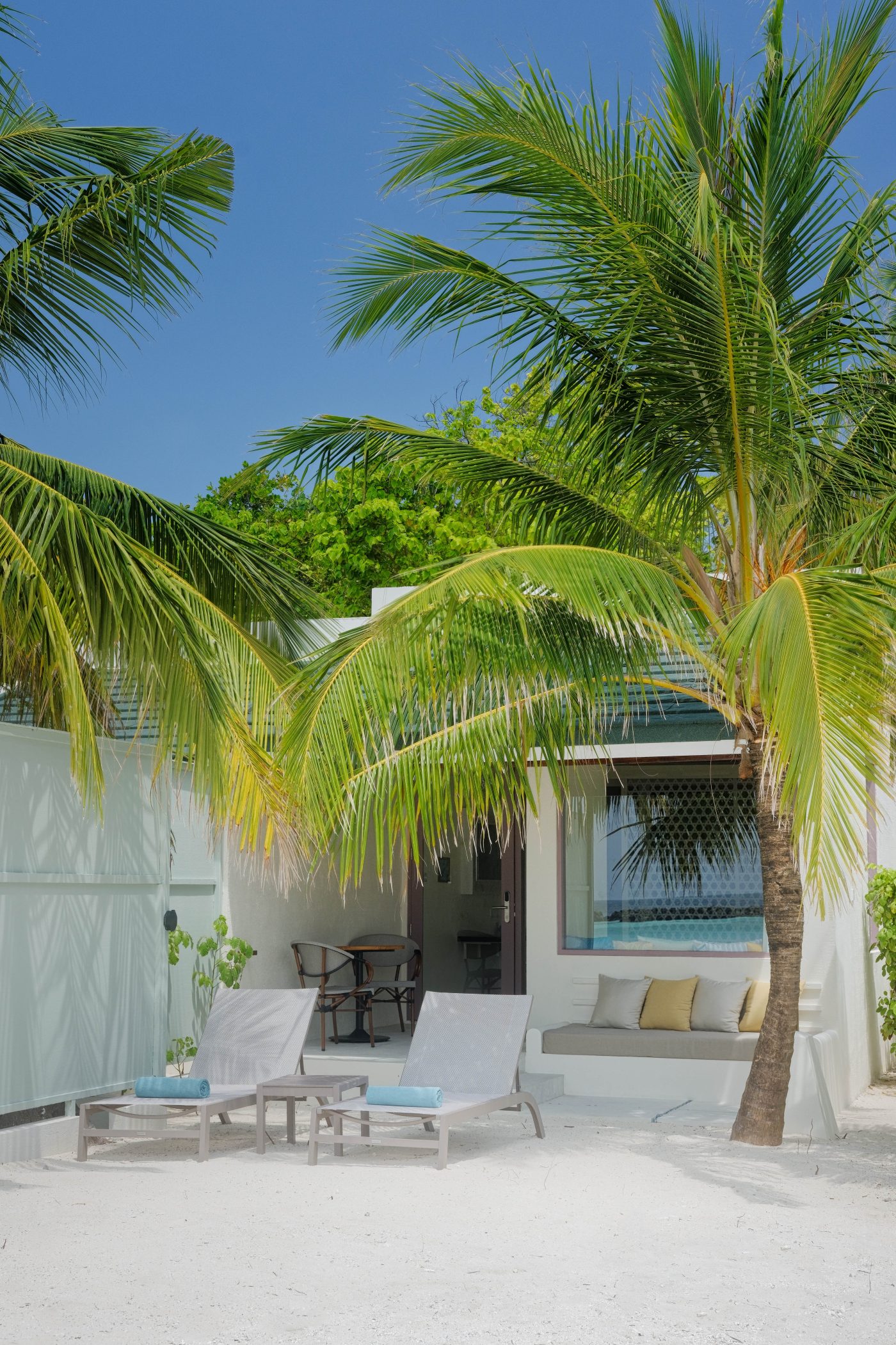 Deluxe Beach Villa exterior at OBLU Nature Helengeli