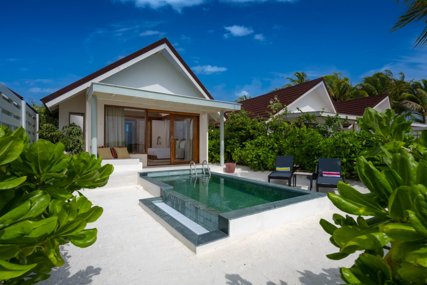SunNest Beach Pool Villa and its private pool