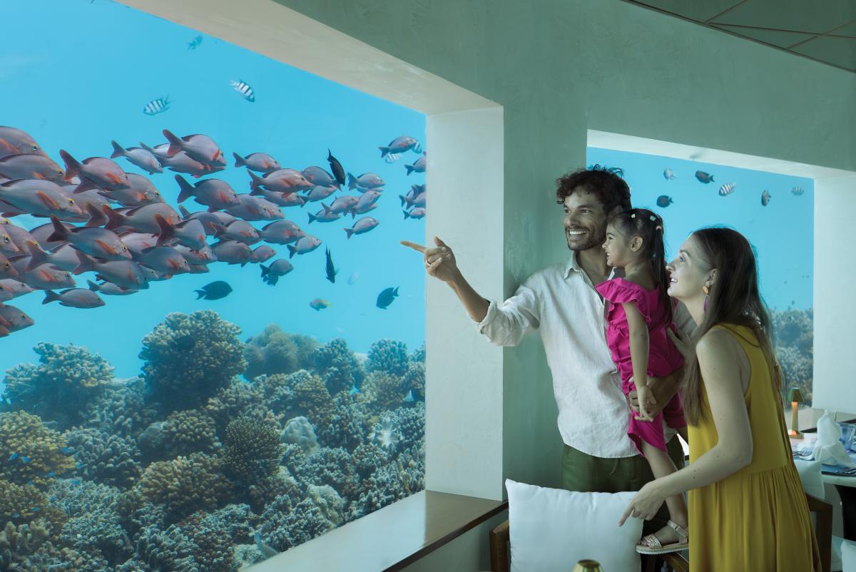 Only BLU under-ocean restaurant